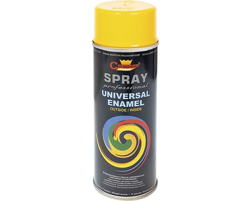 Spray profesional email universal Champion RAL 1018 galben 400 ml
