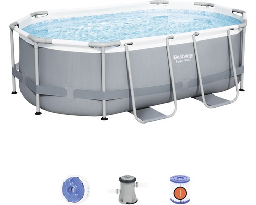 Piscină ovală Bestway cu cadru metalic 305x200 cm | HORNBACH