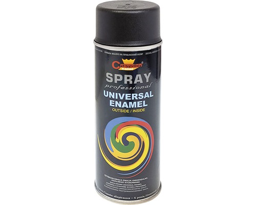 Spray profesional email universal Champion negru mat 400 ml-0