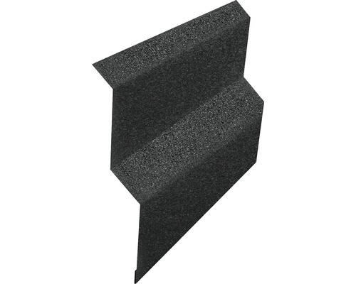 Element de racord Novatik Natura Dark Moon 15x160x1390 mm Profil de acoperiș din metal