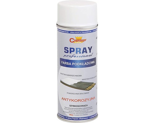 Grund spray Champion alb lucios 400 ml
