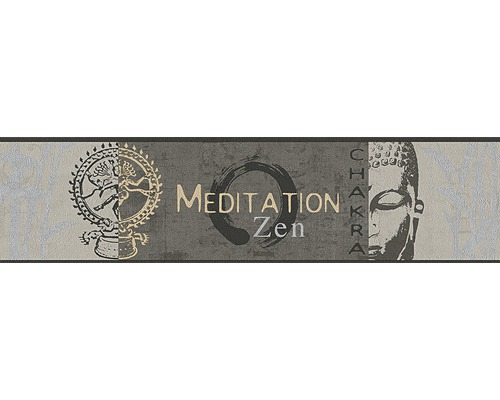 Bordură tapet Only Borders Meditation Zen 5 m x 13 cm