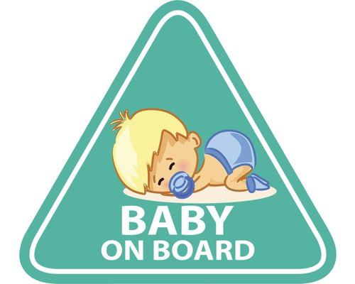 Semn Bebelus la bord cu ilustratie bebelus