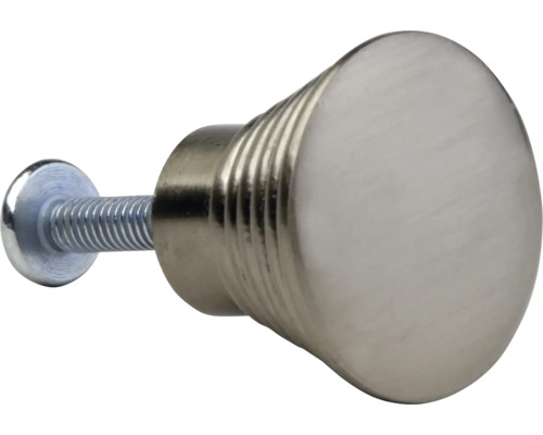 Buton pentru mobilă Ø24mm, metal zamac din oțel inoxidabil