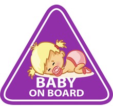 Plăcuță Bebeluș la bord cu motiv bebeluș pentru mașină