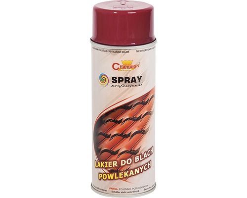 Vopsea spray Champion pentru acoperiș, roșu vin 400 ml Spray vopsea pentru table