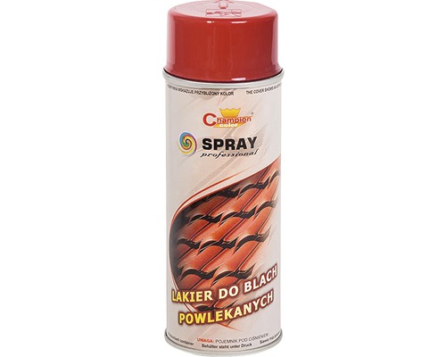 Vopsea spray Champion pentru acoperiș, roșu brun 400 ml Vopsea spray pentru table acoperite