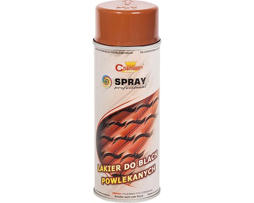 Vopsea spray Champion pentru acoperiș, cupru brun 400 ml Spray pentru tablă