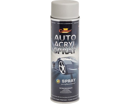 Lac acrilic spray Champion AutoAcryl gri 500 ml