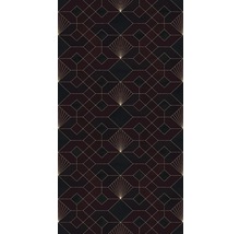 Model de tapet geometric cu diamante și raze