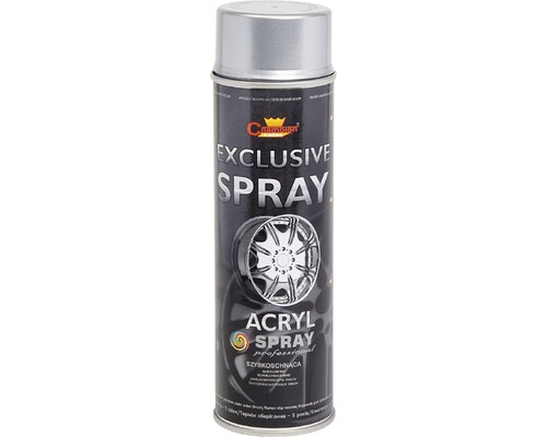 Lac acrilic spray Champion Exclusive pentru jante, argintiu 500 ml