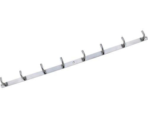 Bară metalică pentru haine cu șapte cârlige