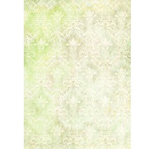Tapet decorativ verde cu model