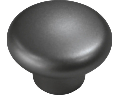 Buton pentru mobilă Ø34mm, plastic argintiu