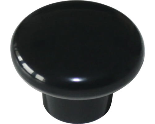 Buton pentru mobilă Ø34mm, plastic negru