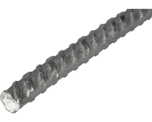 Bară metalică rotundă striată Alberts Ø12mm, lungime 1m Oțel beton în detaliu