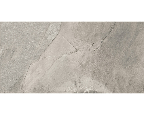 Gresie exterior / interior porțelanată Ground gri mată rectificată 29,7x59,7 cm-0