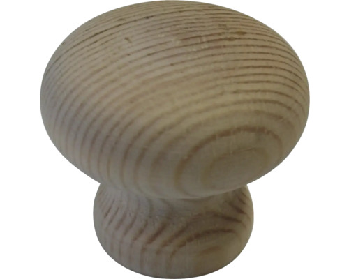 Buton pentru mobilă Ø33mm, lemn pin