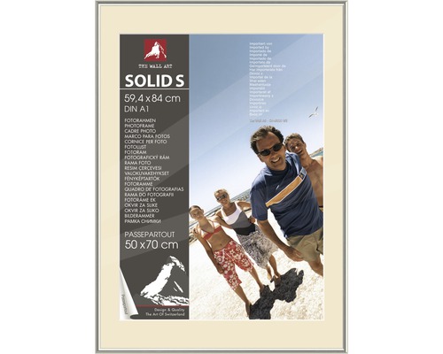 Chart Galleryスタンダード5 Ramă foto plastic The Wall argintie 59,4x84 cm (DIN A1) | HORNBACH