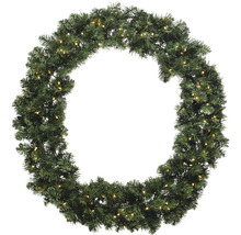 Coroană de brad de Crăciun cu iluminare