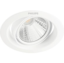 Spot LED încastrat Pomeron 3W 200 lumeni, 2700K variabil, Ø90 mm, alb
