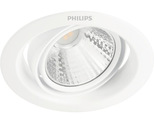 Spot LED încastrat Pomeron 3W 200 lumeni, 2700K variabil, Ø90 mm, alb
