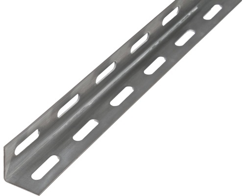 Cornier metalic perforat Alberts 27x27x1,5 mm, lungime 1m
