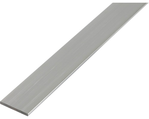 Platbandă aluminiu Alberts 25x2 mm, lungime 2,6m, pentru decorațiuni