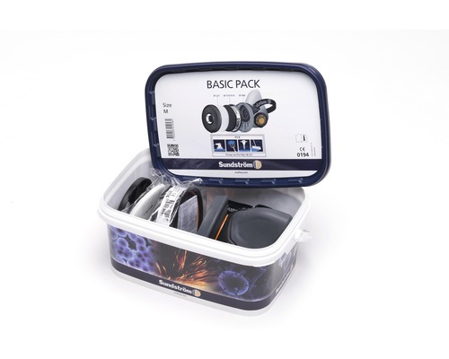 Semi-mască de protecție respiratorie Sundström Basic Pack mărimea M în recipient