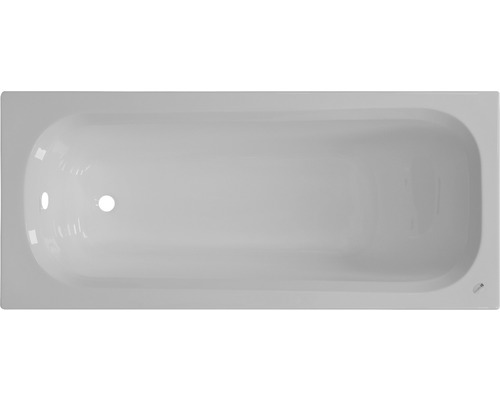 Cadă de baie dreptunghiulară Belform Nordica 70x180x62 cm acril alb 27CB0012 Cadă de baie rectangulară văzută de sus