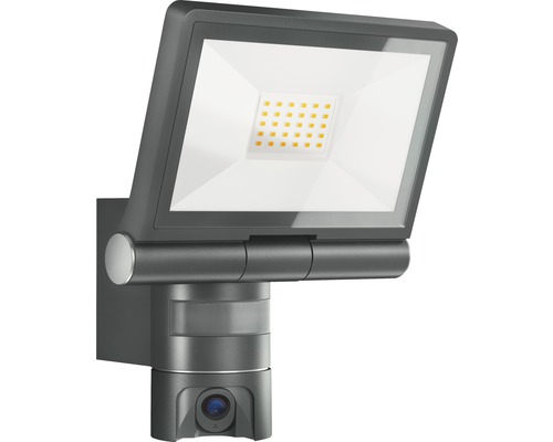 Proiector cu LED integrat Steinel XLED CAM 21W 2310 lumeni, senzor de mișcare, cameră video WiFi încorporată, pentru exterior IP44-0