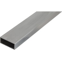 Țeavă aluminiu rectangulară Alberts 50x20x2 mm, lungime 1m-thumb-0