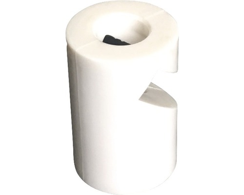 Suport ornamental de tavan Creative-Cables pentru poziționare cablu pendule, alb Element de fixare tub din plastic