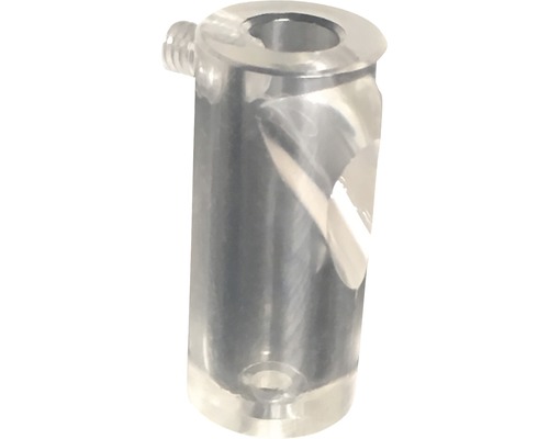 Suport ornamental de tavan Creative-Cables pentru fixat cablu pendule, transparent Suport transparent unic