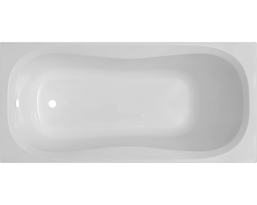 Cadă de baie dreptunghiulară Belform Liria 80x170x42 cm acril alb 27CB0349 Cadă de baie dreptunghiulară din acril sanitar, vedere de sus