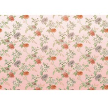 Model floral cu elemente florale pe un fundal care se schimbă cromatic