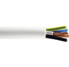 Cablu MYYM (H05VV-F) 5x2,5 mm² alb, inel 25m-thumb-0