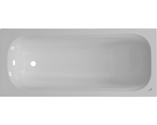 Cadă de baie dreptunghiulară Belform Nordica 70x160x62 cm acril alb 27CB1016 Cadă de baie dreptunghiulară din acril sanitar, vedere de sus