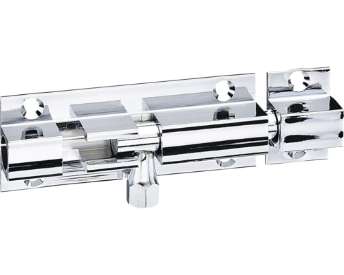 Zăvor metalic universal Alberts 63x26 mm, blocare prin rabatare, alamă nichelată Încuietoare cu zăvor din metal