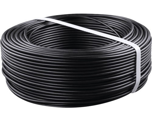 Cablu de împământare negru înfășurat