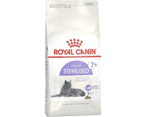 Hrană uscată pentru pisici Royal Canin FHN Sterlised 7+, 1,5 kg Hrană pentru pisici Royal Canin Regular Sterilised 7+ pentru pisici sterilizate în vârstă