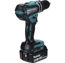 Mașină de găurit și înșurubat cu percuție cu acumulator Makita cu acumulator de 18 V