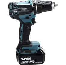 Mașină de găurit și înșurubat cu impact, cu acumulator Makita, cu baterie litiu-ion de 18 volți