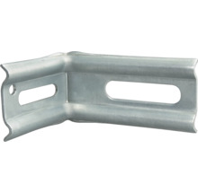 Conector unghiular metalic cu găuri alungite