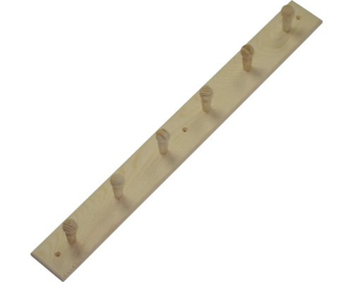 Cuier din lemn cu cinci cârlige