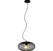 Lampa suspendată cu abajur metalic tip cușcă