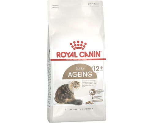 Hrană uscată pentru pisici Royal Canin FHN Ageing 12+, 2 kg Hrană pentru pisici Royal Canin Senior Ageing pentru pisici de peste 12 ani