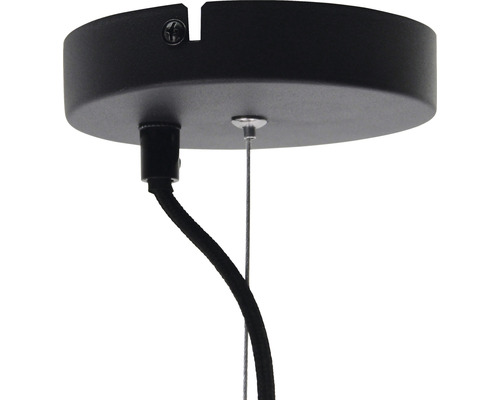 Fixare de plafon a unei lămpi suspendate cu cablu și fir de suspensie