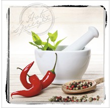 Mojar cu pistil, boabe de piper și ardei chili