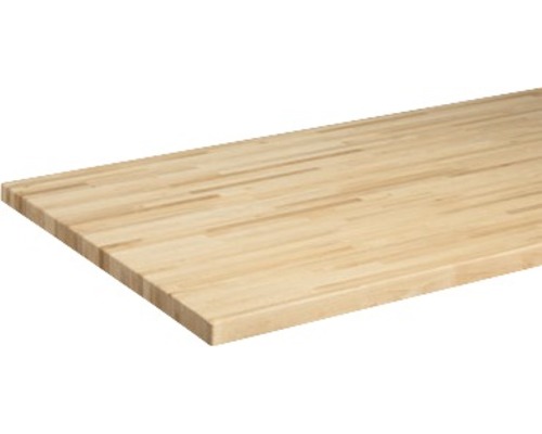 Blat banc de lucru Küpper 1700x30x600mm, lemn masiv de fag, grosime blat 3cm Placă de lemn pentru construcții interioare